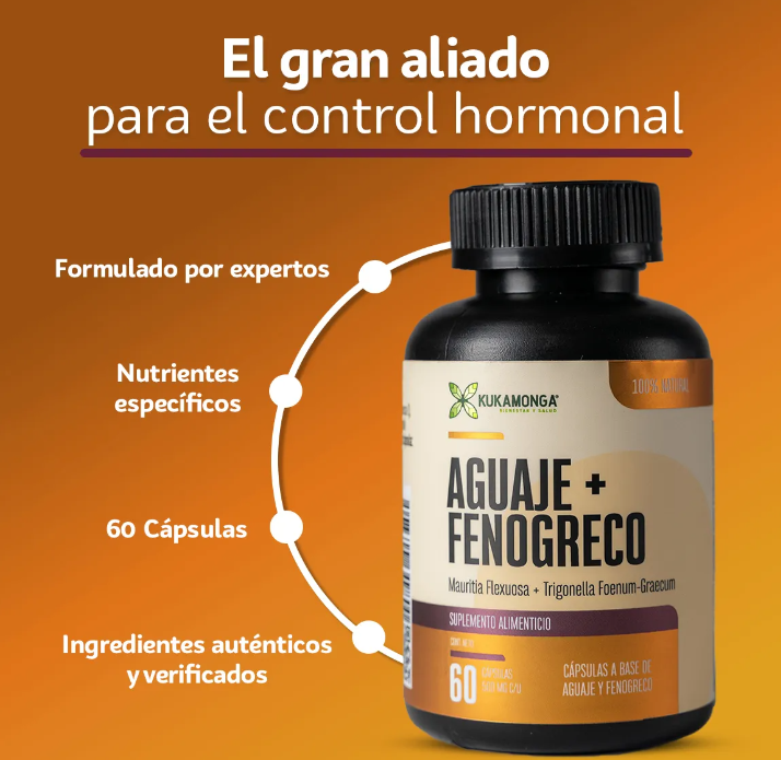 Suplemento Aguaje + Fenogreco 60 cap