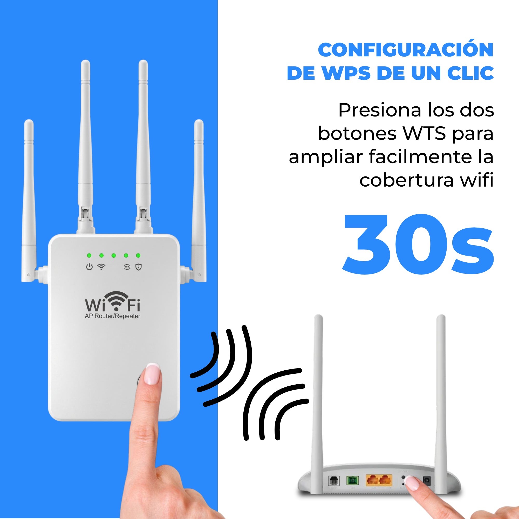 Repetidor Wifi Amplificador Señal 300mbp
